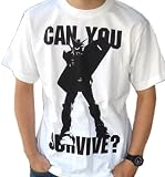 ガンダム can you survive?Tシャツ ホワイト サイズ:XL