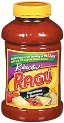 Ragu Pasta Sauce, Robusto, Parmesan & Romano, 45 Ounce Bottles (Pack of 4)