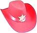 Pink Cowgirl Hat & Bandana Dress Up Set, Sheriff Badge Included