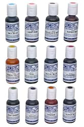 Ateco 1112 12-Color Food Coloring Kit