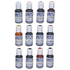 Ateco 1112 12-Color Food Coloring Kit by Ateco