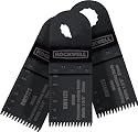 Rockwell RW9123.3 Sonicrafter 1-3/8-Inch Precision End Cut Blade, 3-Piece