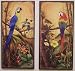 Exotic Tropical Parrot Wall Art Set of 2
