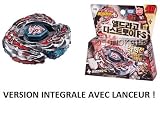Beyblade L Drago Destroy (L Drago Destroyer) 4D - Version officielle intégrale avec lanceur - Evolution de la Meteo L Drago dans la troisième saison Beyblade 4D - Prix découverte