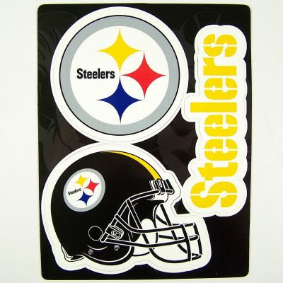 Pittsburgh Steelers NFL Multi Magnet Sheet 3 Magnets