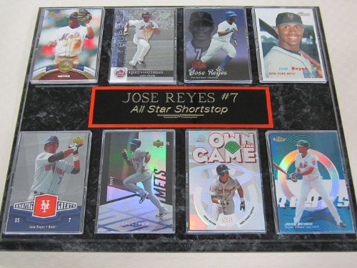 New York Mets Jose Reyes 8 Card Plaque