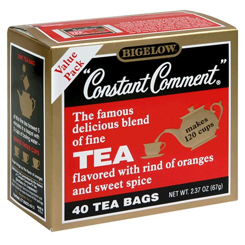 Bigelow Constant Comment Tea, 40-Count Boxes (Pack of 6)