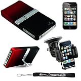 Ultimate Kickstand Stand Alone Protective Case for Apple iPhone 4 (compatible with all models of iPhone 4) + Includes an eBigValue (TM) Determination Hand Strap Key Chain + Includes Anti Glare screen protector + Includes a 360° Rotatable Windshield Mount (Also compatible with up to 6 Phone, GPS, PDA and all other 6 inch Devices) 51W7QfbCeYL. SL160 Ultimate Kickstand Stand Alone Protective Case for Apple iPhone 4 (compatible with all models of iPhone 4) + Includes an eBigValue (TM) Determination Hand Strap Key Chain + Includes Anti Glare screen protector + Includes a 360° Rotatable Windshield Mount (Also compatible with up to 6 Phone, GPS, PDA and all other 6 inch Devices)