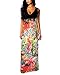 Sexy Women V-neck Summer Casual Long Maxi Evening Party Dress Plus Size 4-20 New