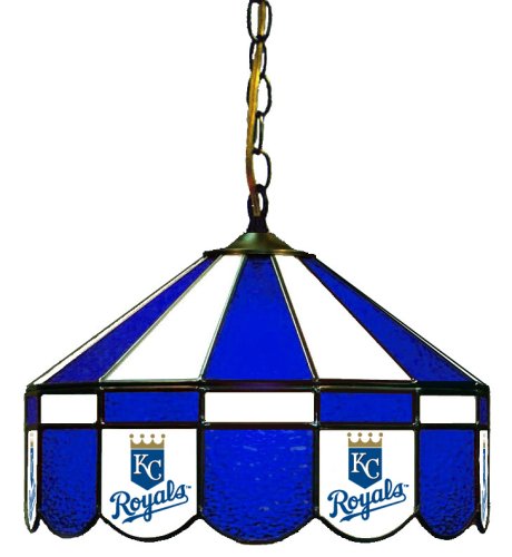Imperial Kansas City Royals Licensed 16-Inch Diameter Stained Glass Pub Light