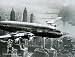 Flying Over Manhattan NYC 1946, Art Poster by Photography, size 32 x 24