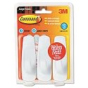 3M Scotch Command Adhesive Hook Value Pack, Large, Holds 5-lb, White, 3 per Pack