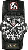 Luminox Men's 3951 Black Nylon Analog Quartz Watch with Black Dial