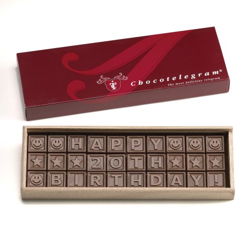 Happy 20th Birthday! Celebrate This Special Day - In Chocolate! 30 Pieces of Delicious... by Chocotelegram