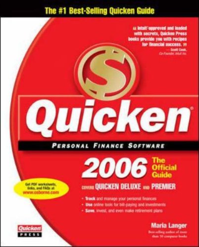 Books: Quicken 2006. Official Guide  Quicken. The Official Guide 