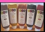 Original Natural Edible Finger Paint Made with Organic Ingredients - 5 Pc Set