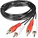 PHILIPS PH62102 Audio Stereo RCA Patch Cable - 6 Feet