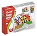 Quercetti 0954 - Mosaik-Steckspiel Fanta Color portable large inklusiv 300 Stecker, quadratisch und dreieckig sortiert