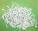 Wilson Ultra Hardwood White Golf Tee - 2 1/8 Inch - 100 Pack