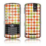 Dots Autumn Design VERTICAL CAMERA Original Pearl 8110/ Pearl 8100 Cell Phone Protective Skin Decal Sticker