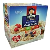 Quaker Instant Oatmeal Variety Pack, 52 Packets ~ Instant Oatmeal
