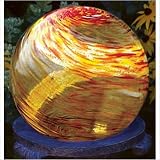 10 Illuminarie Globe Amber Swirl