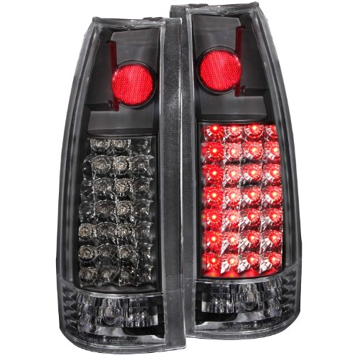 Anzo USA 311006 Chevrolet Black LED Tail Light Assembly - (Sold in Pairs) On Sale