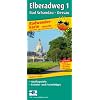 Radwanderkarte Elberadweg 1, Bad Schandau - Dessau: Mit Ausflugszielen, Einkehr- & Freizeittipps, wetterfest, reissfest, abwischbar, GPS-genau. ... reissfest, abwischbar, recycelbar, GPS-genau