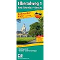 Radwanderkarte Elberadweg 1, Bad Schandau - Dessau: Mit Ausflugszielen, Einkehr- & Freizeittipps, wetterfest, reissfest, abwischbar, GPS-genau. ... reissfest, abwischbar, recycelbar, GPS-genau