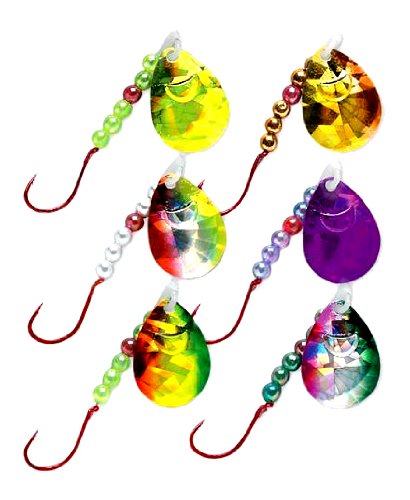VMC Revolution Cracked Ice Tandem Spinner Rig Kit 4 1 2(Assorted - Size- 4-1 2 Blades)