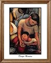 Diego Rivera Mother And Child Tuscan Contemporary Picture Oak Framed Art Print