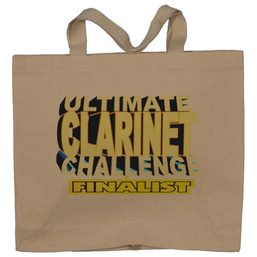 ULTIMATE CLARINET CHALLENGE FINALIST Totebag (Cotton Tote / Bag)