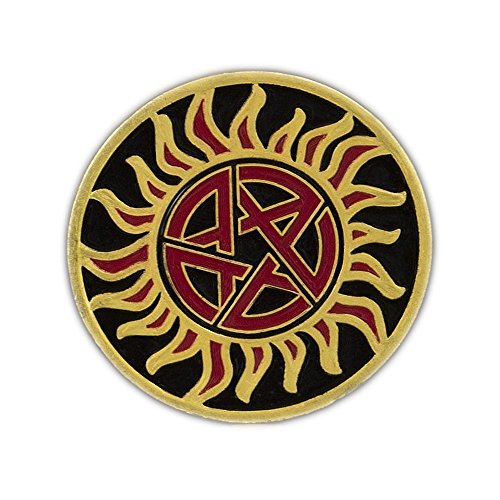 QMxSupernatural Hunter Challenge Coin, Multi-Colored, 5"