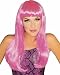 Rubie's Costume Co Women's Hot Pink Glamour Wig, Hot Pink, One Size