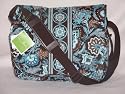 Vera Bradley Messenger Bag in Java Blue