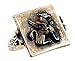 Victorian Style Sterling Large Griffin Whimsy Ring