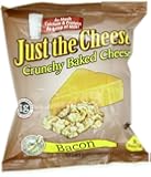 Just the Cheese Rounds, Bacon, 2-Ounce Bags (Pack of 12)