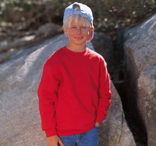 Fruit of the Loom KIDS Sweatshirt Set-In, in tollen Farben 104 - 152