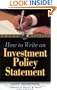 How to Write an Investment Policy Statement
