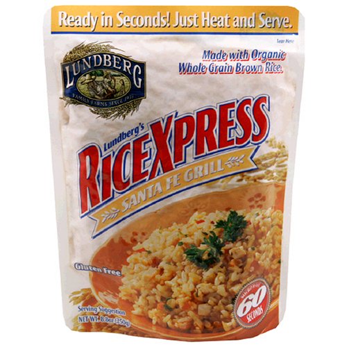 Lundberg Santa Fe Grill RiceXpress, 8.8-Ounce Units (Pack of 12)