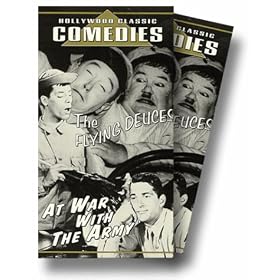 Flying Deuces & At War With Army [VHS]