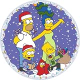 The Simpsons CC105 Family Christmas  Circular Jigsaw 500 pcs