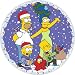 The Simpsons CC105 Family Christmas  Circular Jigsaw 500 pcs