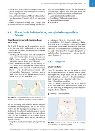 Biomechanik, Bewegungslehre, Leistungsphysiologie, Trainingslehre