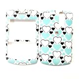 Cuffu - Blue Heart - Blackberry 8300 8320 8330 Smart Case Cover Perfect for Sprint / AT&T / Nextel / Tmobile / Verizon Makes Top of the Fashion AND a Universal Screen Protector in Only One LOWEST Shipping Rate $2.98 - Goes With Everyday Style and Apparel