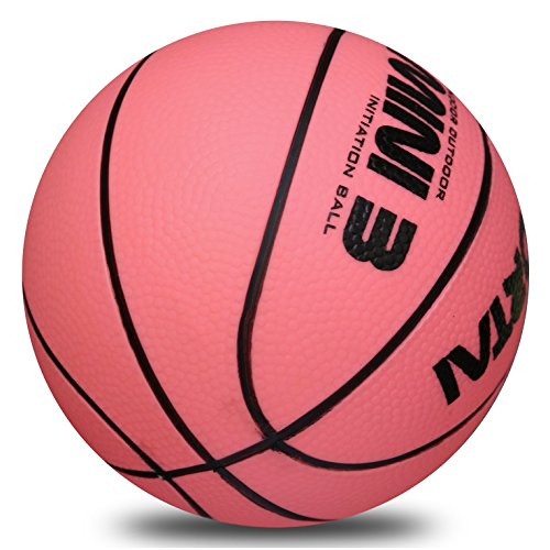 Kids Replacement Basketball, Stylife Indoor Mini Hoop Ball 5 inch diameter (red) Sporting