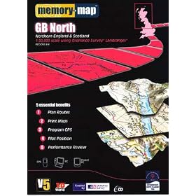 Memory-Map Version 5 Standard  Edition - OS Maps 1:50K - GB North