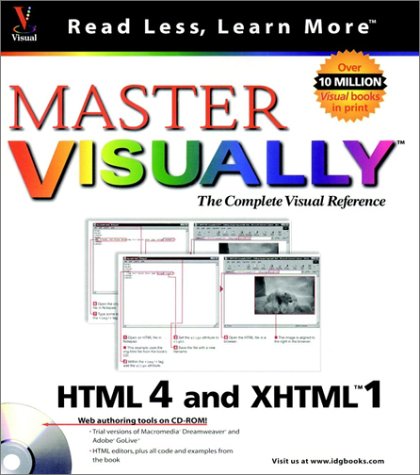 Image of: Master VISUALLY HTML 4 and XHTML 1