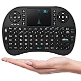Rii I8 Mini 2.4Ghz Wireless Touchpad Keyboard With Mouse For Pc, Pad, Xbox 360, Ps3, Google Android Tv Box, Htpc, Iptv (Black)