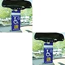 Handicap Permit Placard Protective Holder Set of 2